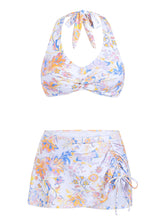ZAFUL Womens High Waisted Bikini Sets with Skirt Tummy Control Bathing Suit Two Piece Swimsuit